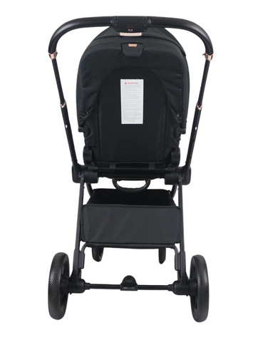 Aziz-Babyparadies: Newyoo Compact Reversible Kinderwagen (Schwarz)