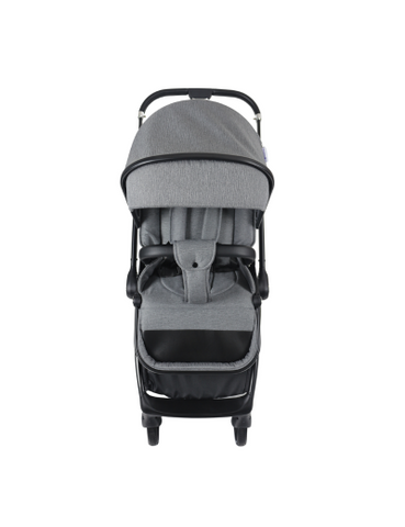 Aziz Babyparadies 3-in-1-Kinderwagen-Set für Babys von 0–3 Jahren, Kinderwagen für den Außenbereich (Dunkelgrau)