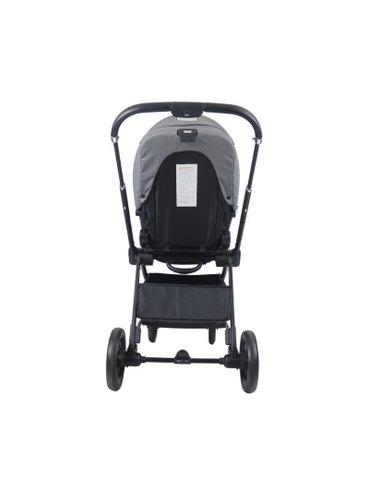 Aziz Babyparadies 3-in-1-Kinderwagen-Set für Babys von 0–3 Jahren, Kinderwagen für den Außenbereich (Dunkelgrau)